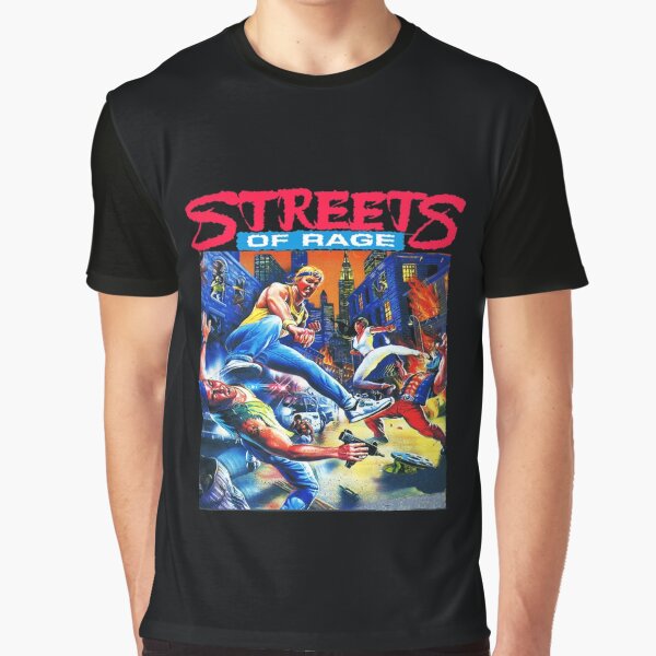 Vista previa del artículo con la obra «Portada de Streets of Rage», diseñado y vendido por sheltonartco.