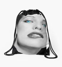 Mrs. Jovovich Drawstring Bag