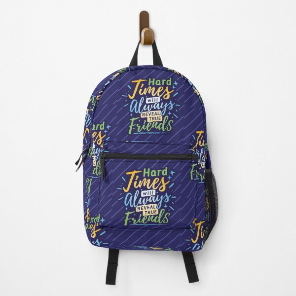 Item preview, Hard Times Will Always Reveal True Friends Blue designed and sold by yashik.
