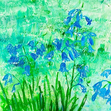 Artwork thumbnail, Bluebells by Ruth Breen Artwork