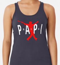 Großes Papi Air Jordan Style Logo Tanktop für Frauen