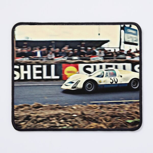 Item preview, Le Mans 1966 Art Print – Ford GT40 vs Ferrari Classic Racing designed and sold by Road To Track.