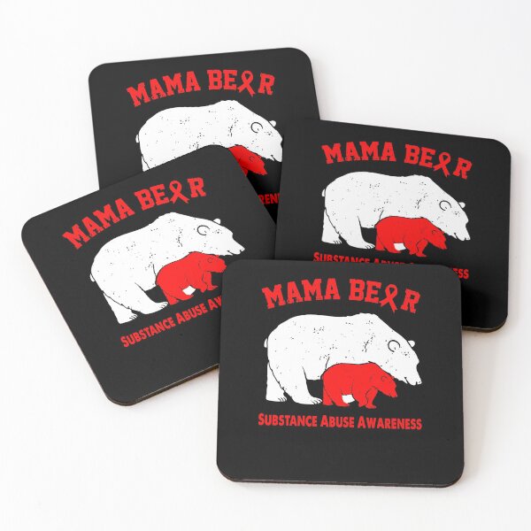 Item preview, SUBSTANCE ABUSE Awareness Bear Lover Gifts designed and sold by FaceIronin.