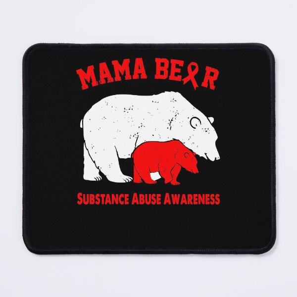 Item preview, SUBSTANCE ABUSE Awareness Bear Lover Gifts designed and sold by FaceIronin.