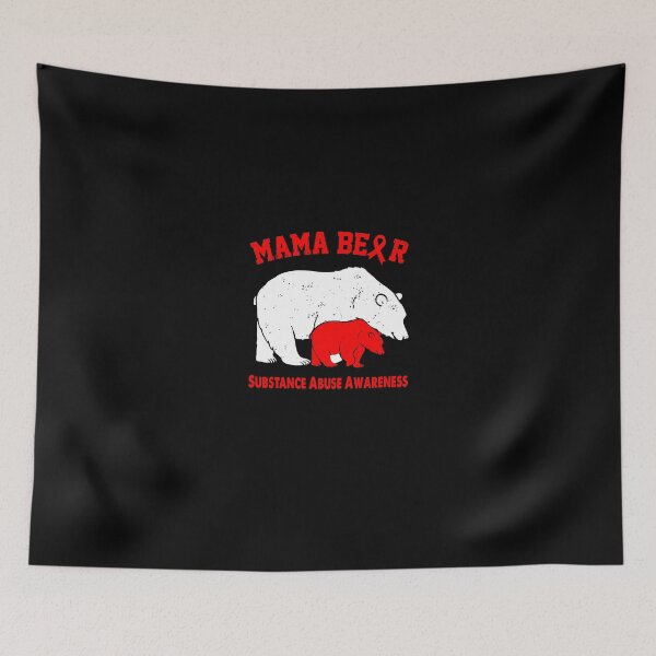 Item preview, SUBSTANCE ABUSE Awareness Bear Lover Gifts designed and sold by FaceIronin.