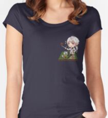 Zen Mystic Messenger Chibi Women's Fitted Scoop T-Shirt