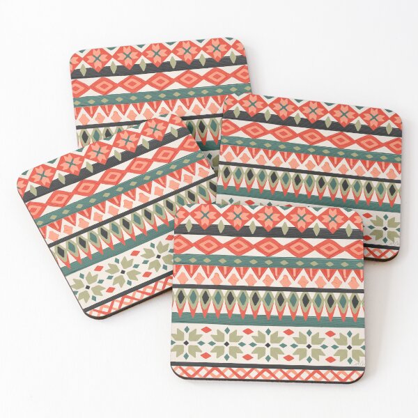 Item preview, Winter Knit – Red & Mint designed and sold by Cat Coquillette.