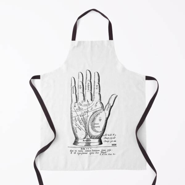 Artikelvorschau, Palmistry Hand T-ShirtVintage Palmistry Left Hand Woodcut Design entworfen und verkauft von HyaDunga.
