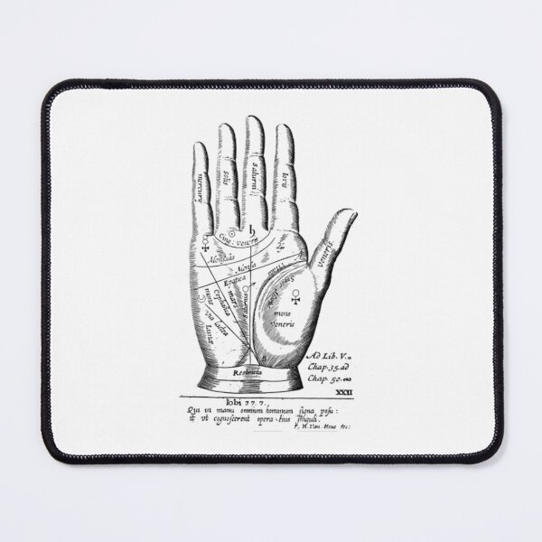 Item preview, Palmistry Hand T-ShirtVintage Palmistry Left Hand Woodcut Design designed and sold by HyaDunga.