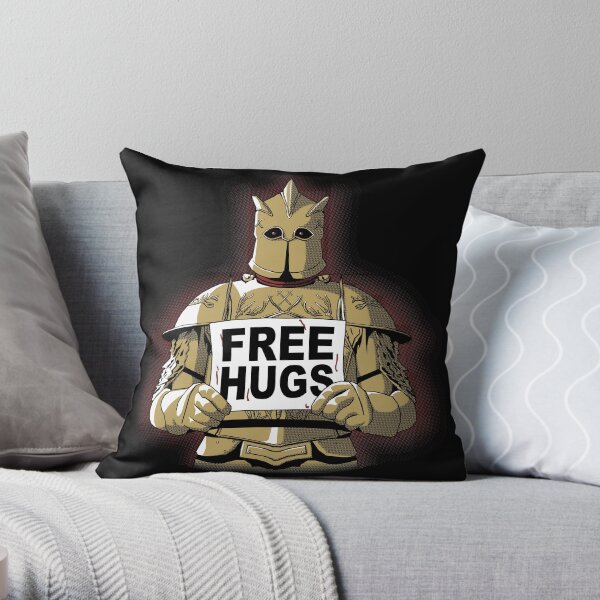 Free Hugs by The Mountain Throw Pillow