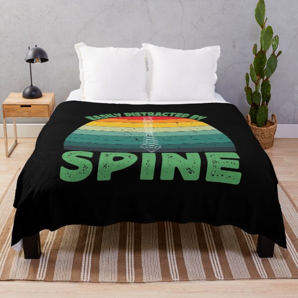 Item preview, Easily Distracted by Spine Funny Chiropractic Therapist designed and sold by patroart.