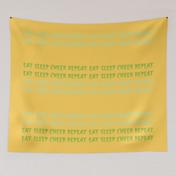 Item preview, EAT SLEEP CHEER REPEAT - letters designed and sold by dkdk-kdk.