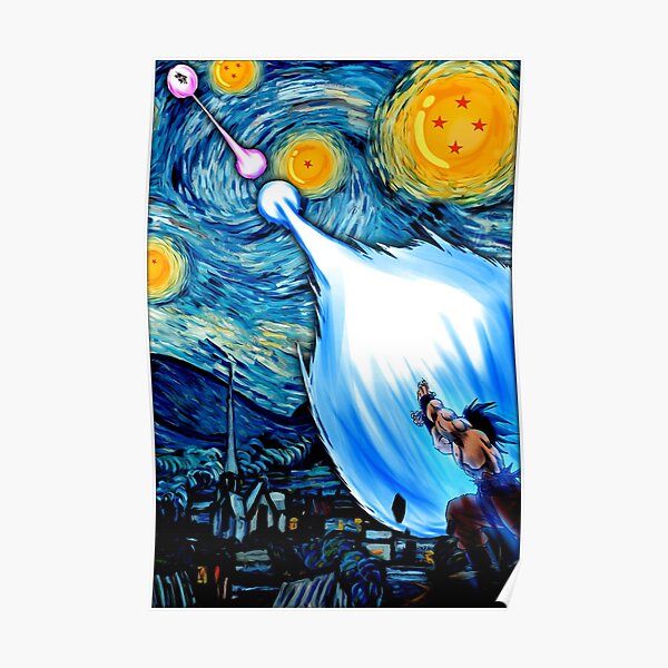 Poster Dragon Ball Z x Van Gogh Poster