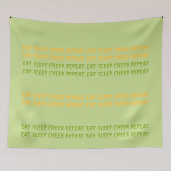 Item preview, EAT SLEEP CHEER REPEAT - letters designed and sold by dkdk-kdk.