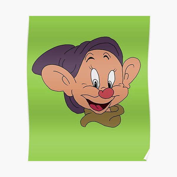 Dopey Face Poster For Sale By Vovawilson Redbubble 