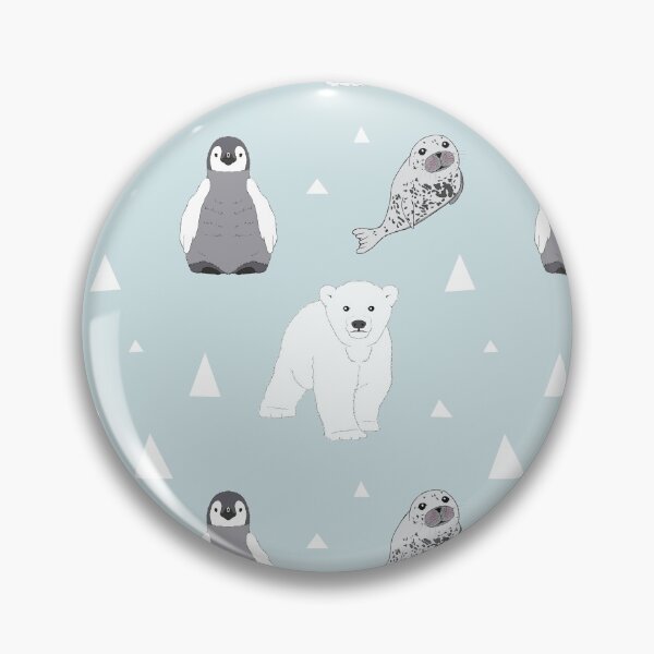 Artikelvorschau, Arctic animal babies pattern entworfen und verkauft von BAINAI.