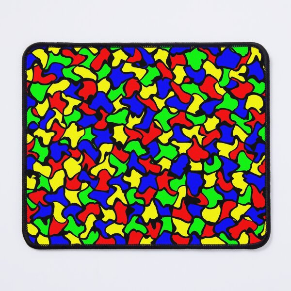 Item preview, Red Green and Blue Wobble Tiles designed and sold by MarkUK97.