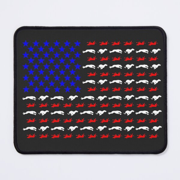 Item preview, Greyhound Flag - Red Roaching, White Running Greyhounds designed and sold by aowam.