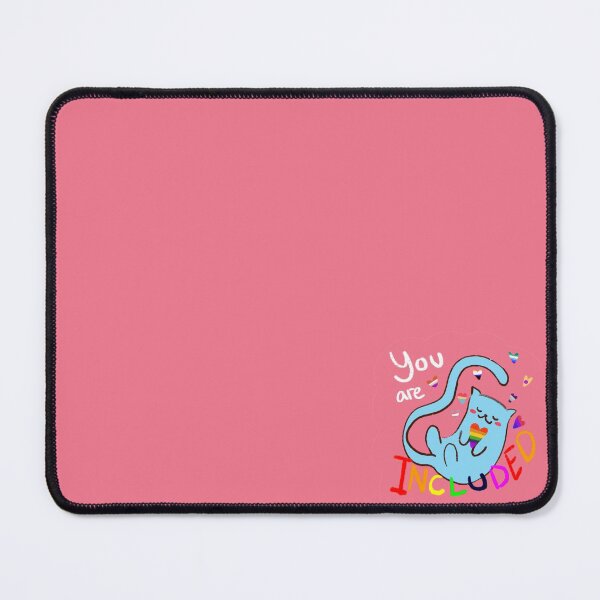 Item preview, "you are included" LGBTQ Flags Kitty designed and sold by sokamenart.