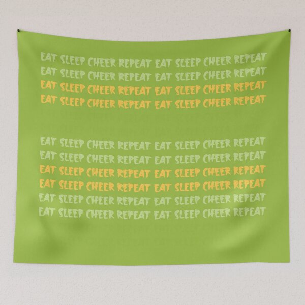 Item preview, EAT SLEEP CHEER REPEAT - letters designed and sold by dkdk-kdk.