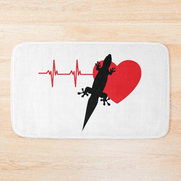 Item preview, gecko on the red heart pulse | gift for gecko keepers designed and sold by OleeVO.