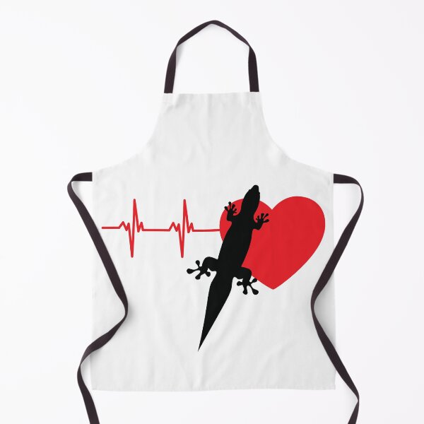 Item preview, gecko on the red heart pulse | gift for gecko keepers designed and sold by OleeVO.