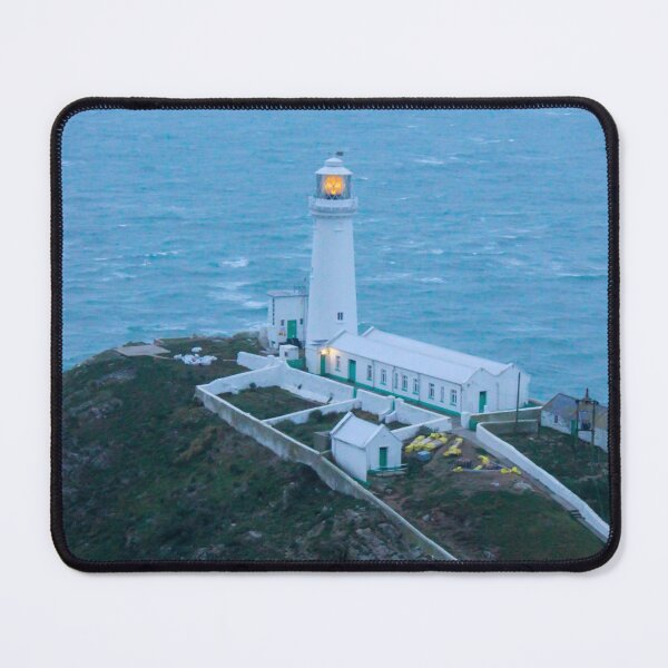 Item preview, Welsh lighthouse on a stormy evening designed and sold by chiaravisuals.