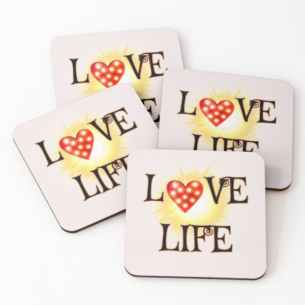 Item preview, Love life - life quote designed and sold by NathBros.