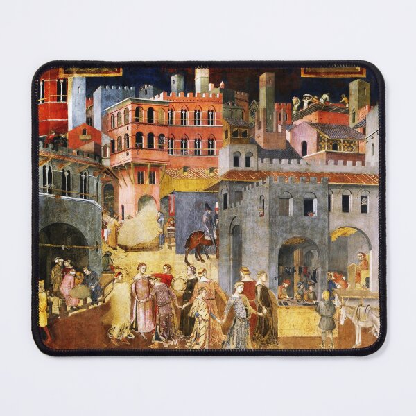Item preview, EFFECTS OF GOOD GOVERNMENT IN  THE MEDIEVAL CITY SIENA by AMBROGIO LORENZETTI designed and sold by BulganLumini.