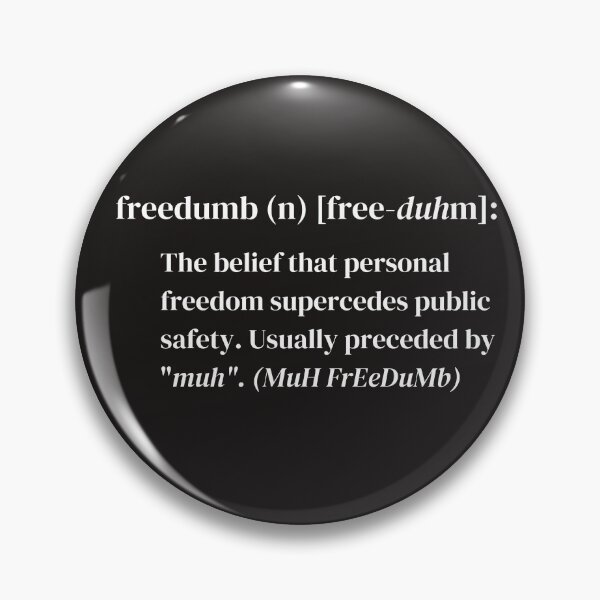 Item preview, Freedumb, Public Safety, Funny and Sad designed and sold by mamahellfire31.