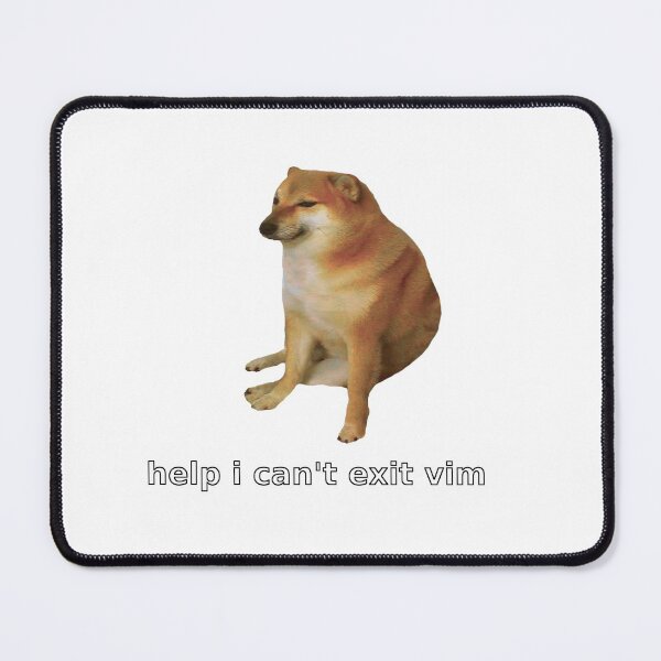 Item preview, help i can't exit vim designed and sold by Haaannooo.