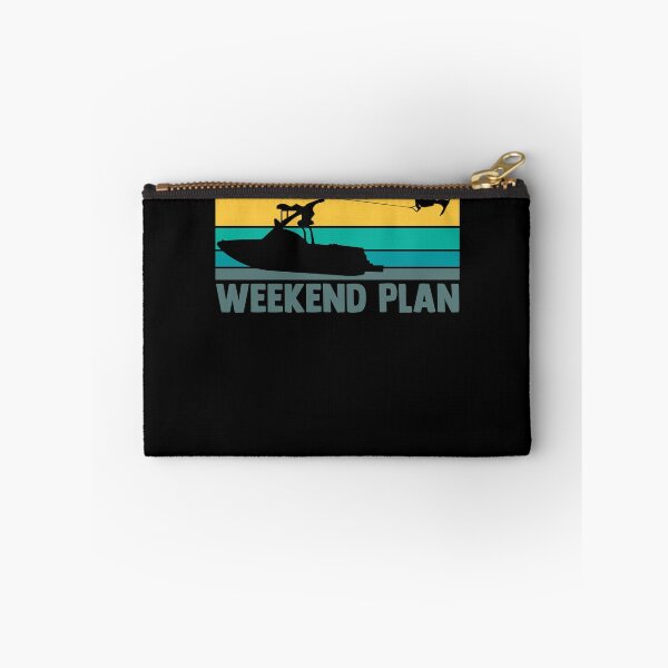 Item preview, Weekend Plan Wakesurfer Wakeboarding Wake Surfing Fan designed and sold by Nessshirts.