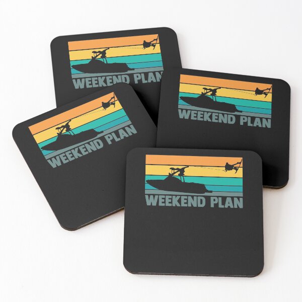 Item preview, Weekend Plan Wakesurfer Wakeboarding Wake Surfing Fan designed and sold by Nessshirts.