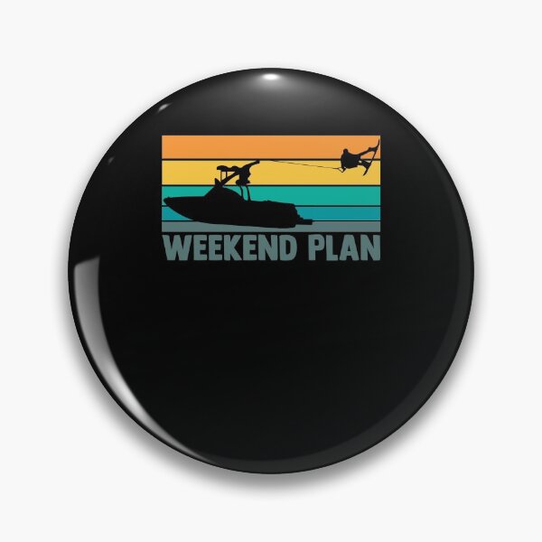Item preview, Weekend Plan Wakesurfer Wakeboarding Wake Surfing Fan designed and sold by Nessshirts.