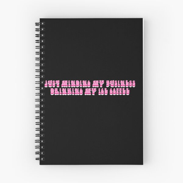 Item preview, JUST MIDING MY BUSINESS DRINKING MY ICE COFFEE  designed and sold by RetroPlaceee.