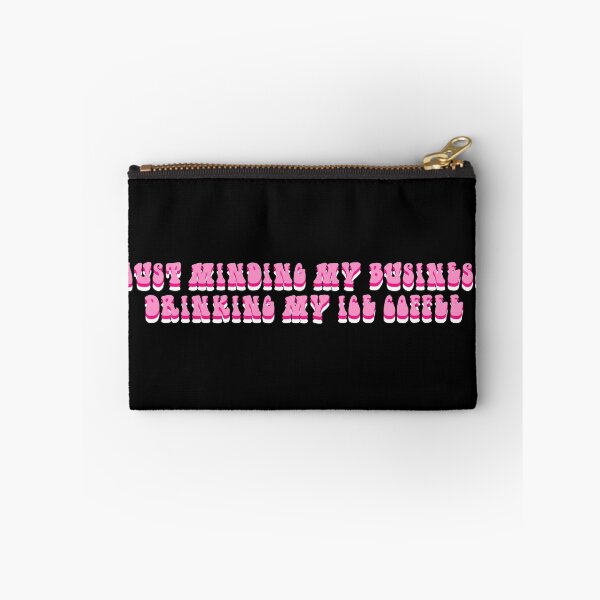 Item preview, JUST MIDING MY BUSINESS DRINKING MY ICE COFFEE  designed and sold by RetroPlaceee.