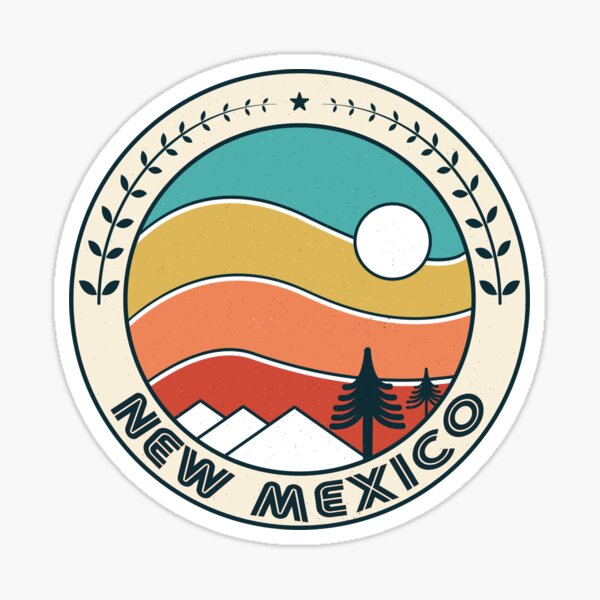 Item preview, New Mexico Retro Vintage Sunset - New Mexico Mountain Souvenir - Gift - Hometown - Hiking - Nature designed and sold by HappyTees Lab.