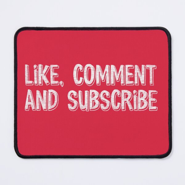 Item preview, Like Comment And Subscribe designed and sold by FontGraphics.