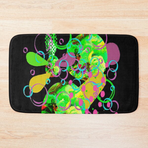 Item preview, Vibrant Abstract Art Multicolored Circles and Bubbles, nr 3, Bold Vibrant Abstraction, graphic psychedelic abstract art, trippy graphic psychedelic arte abstracto designed and sold by Adri Barnard.