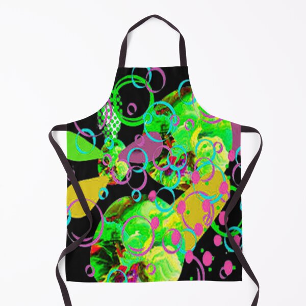 Item preview, Vibrant Abstract Art Multicolored Circles and Bubbles, nr 3, Bold Vibrant Abstraction, graphic psychedelic abstract art, trippy graphic psychedelic arte abstracto designed and sold by Adri Barnard.