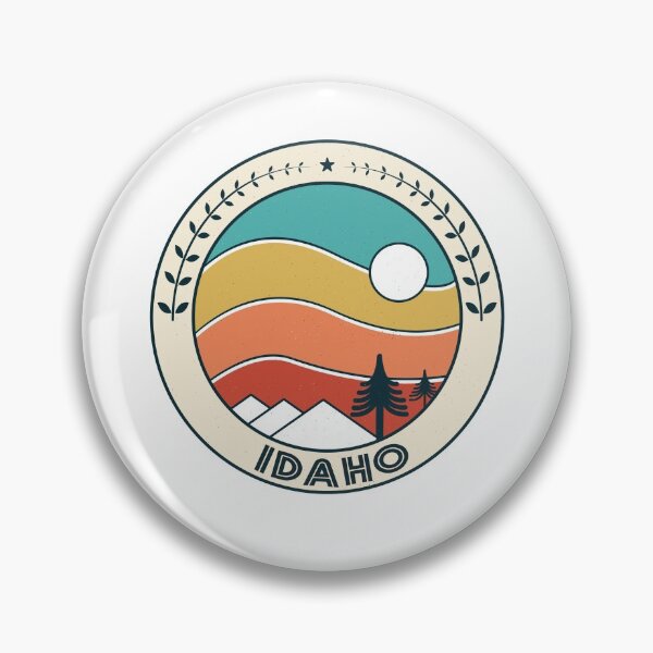 Item preview, Idaho Retro Vintage Sunset - Idaho Mountain Souvenir - Gift - Hometown - Hiking - Nature designed and sold by HappyTees Lab.