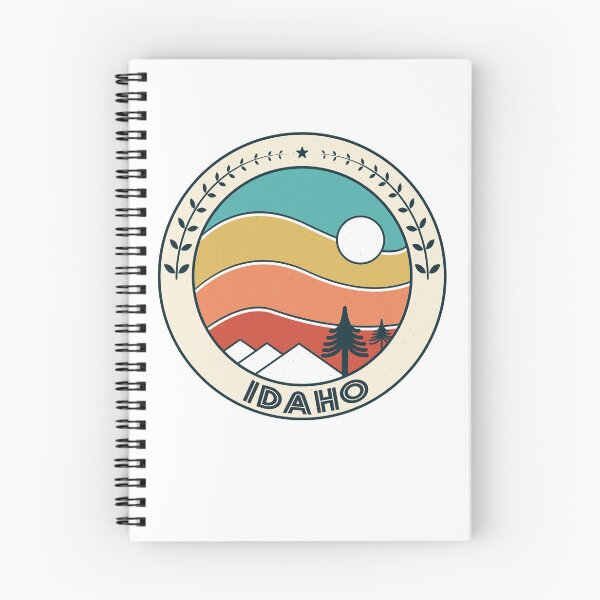 Item preview, Idaho Retro Vintage Sunset - Idaho Mountain Souvenir - Gift - Hometown - Hiking - Nature designed and sold by HappyTees Lab.