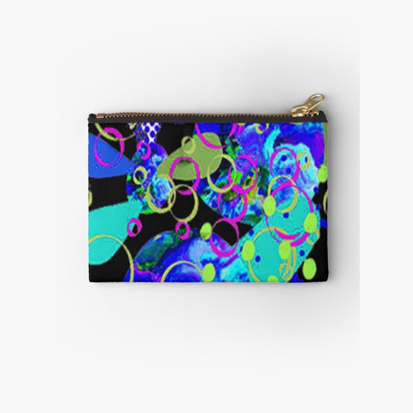 Item preview,  Vibrant Abstract Art Multicolored Circles and Bubbles, nr 5, Bold Vibrant Abstraction, graphic psychedelic abstract art, trippy graphic psychedelic arte abstracto designed and sold by Adri Barnard.