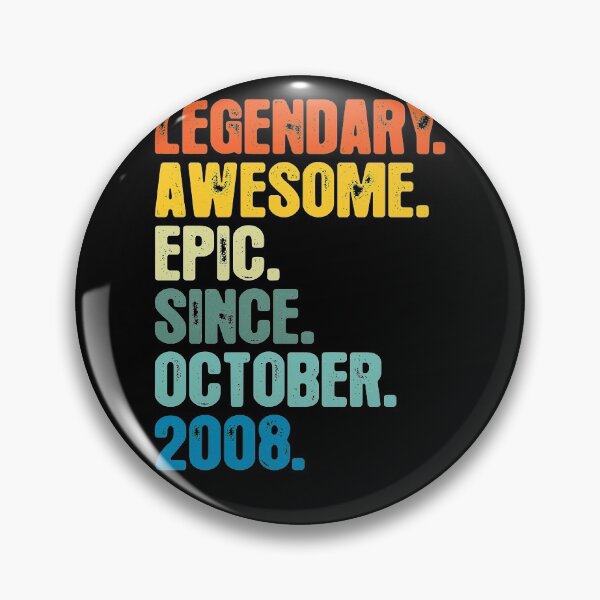 Item preview, Vintage 13th Birthday Awesome Since September 2008 designed and sold by FaceIronin.