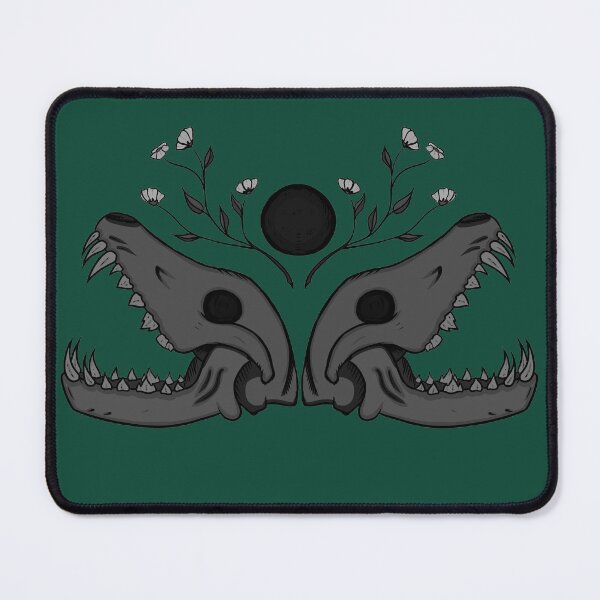 Item preview, Dual Wolf Skulls designed and sold by 13thWiTCH.