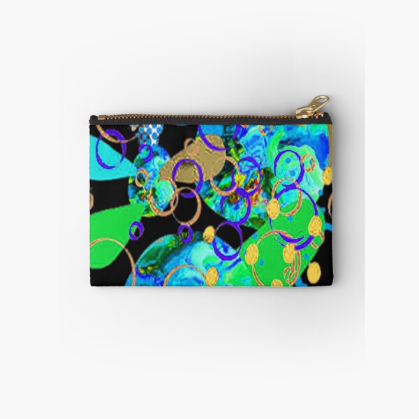Item preview,  Vibrant Abstract Art Multicolored Circles and Bubbles, nr 6, Bold Vibrant Abstraction, graphic psychedelic abstract art, trippy graphic psychedelic arte abstracto designed and sold by Adri Barnard.