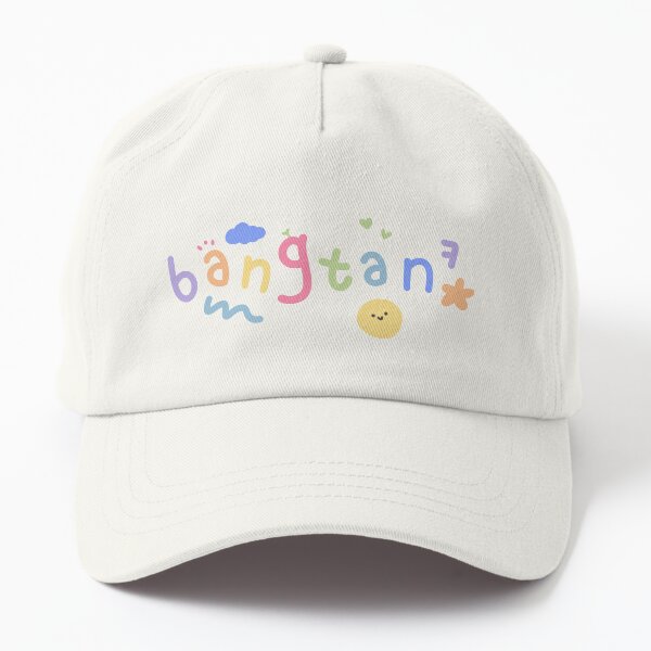 ♡ BTS 'BANGTAN' mit süßen Kritzeleien ♡ (Aufkleber, Maske ...) Dad Hat