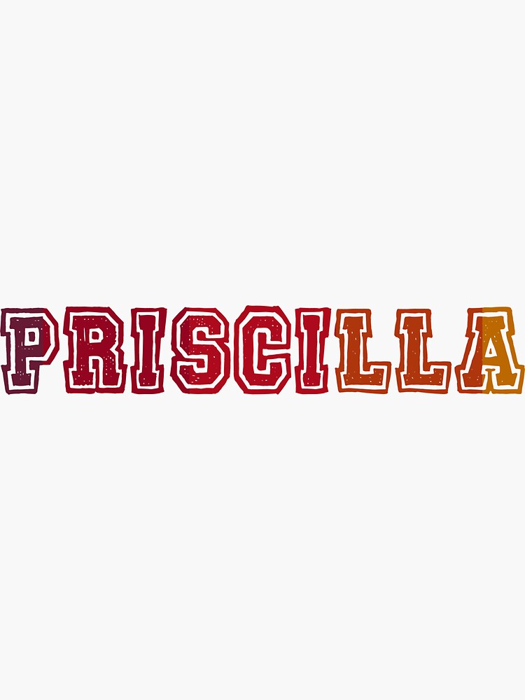 Priscilla Sticker For Sale By Ruviogevio Redbubble