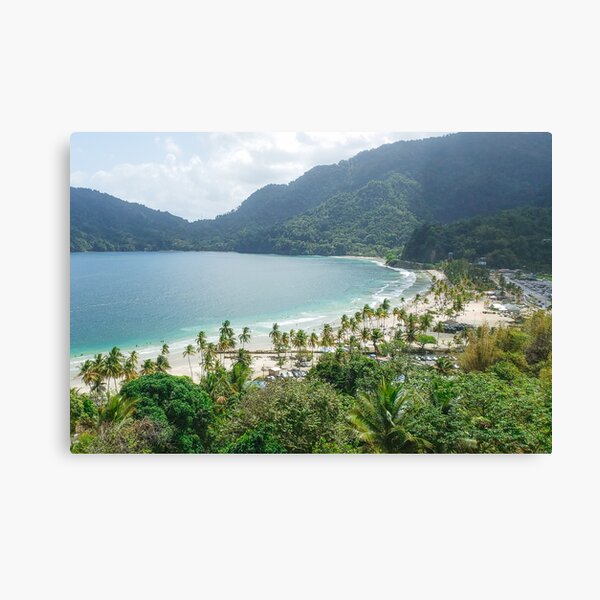 "Maracas Beach Trinidad And Tobago Tourist Attraction" Canvas Print
