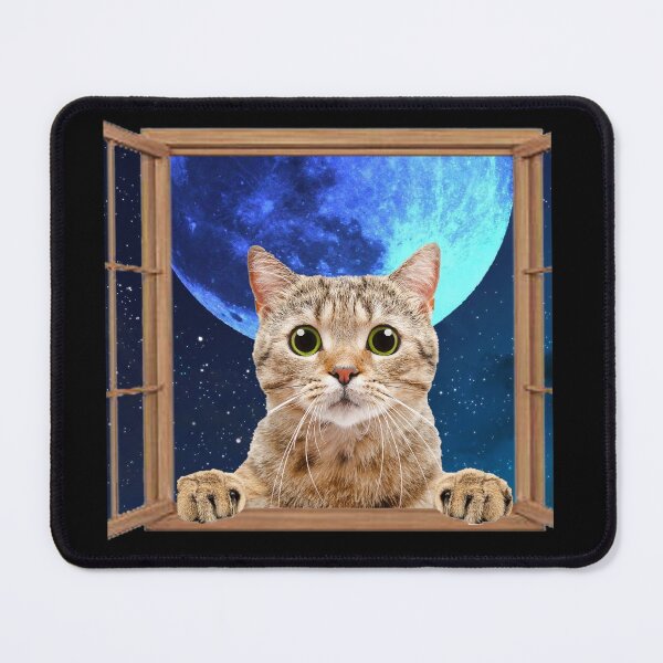Item preview, Cat and Blue Moon designed and sold by EraStores.